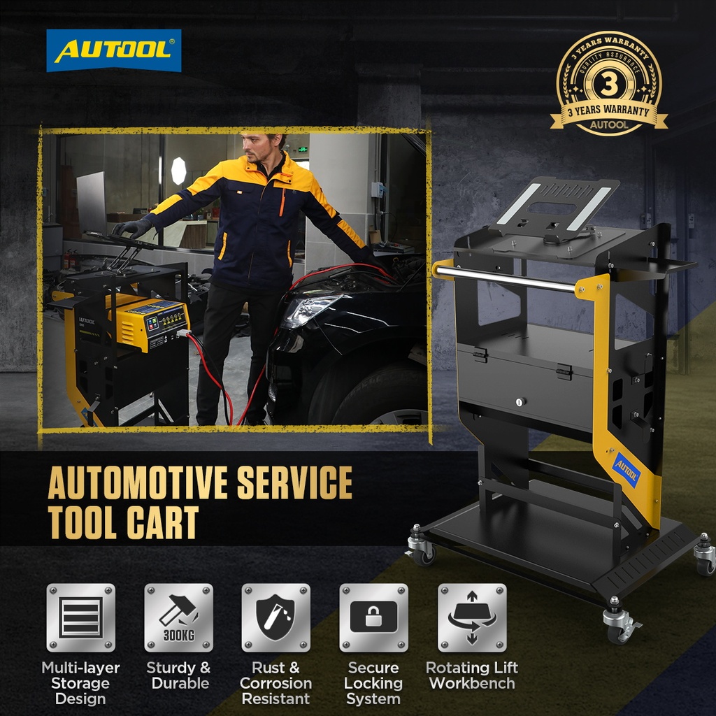 CARRO  PORTA HERRAMIENTA 3 NIVELES DIAGNOSTICO VERSION ACTUALIZADA MMT553-1