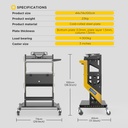CARRO  PORTA HERRAMIENTA 3 NIVELES DIAGNOSTICO VERSION ACTUALIZADA MMT553-1