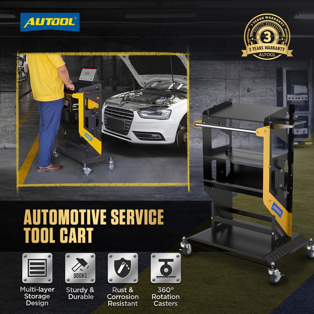 CARRO  PORTA HERRAMIENTA 3 NIVELES DIAGNOSTICO VERSION BASICO MMT553