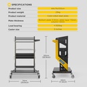 CARRO  PORTA HERRAMIENTA 3 NIVELES DIAGNOSTICO VERSION BASICO MMT553