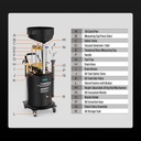 MAQUINA RECOLECTORA Y BOMBEADORA ACEITE NEUMATICA CAP.70LT AUTOOL OD720