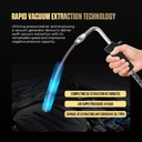 CARRO 3 NIVELES  EXTRACTOR Y PULGADOR ACEITE NEUMATICO CAP. 80LT AUTOOL OD760  