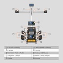 MAQUINA ALINEADOR  RUEDAS 3D POSICIONADOR TOTALMENTE AUTOMATICO AUTOOL 220V XC508