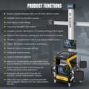 MAQUINA ALINEADOR  RUEDAS 3D POSICIONADOR TOTALMENTE AUTOMATICO AUTOOL 220V XC508