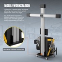 MAQUINA ALINEADOR  RUEDAS 3D POSICIONADOR TOTALMENTE AUTOMATICO AUTOOL 220V XC508