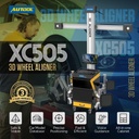 MAQUINA ALINEADOR   RUEDAS 3D AUTOMOVILES AUTOOL 220V XC505
