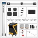 MAQUINA ALINEADOR   RUEDAS 3D AUTOMOVILES AUTOOL 220V XC505