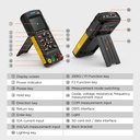 MULTIMETRO DIGITAL DIAGNOSTICO AUTOMATICO  12 MODOS PRUEBA AUTOOL DM303