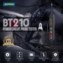 PROBADOR SISTEMA CIRCUITO ELECTRICO 9V-30V AUTOOL BT210