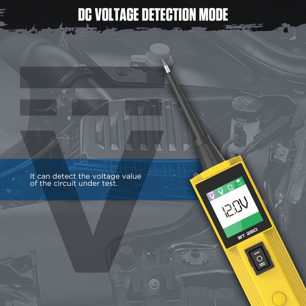 PROBADOR SISTEMA CIRCUITO ELECTRICO 9V-30V AUTOOL BT260