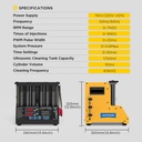 LIMPIADOR Y COMPROBADOR 6 INYECTORES COMBUSTIBLE 12 FUNCIONES  PRUEBA AUTOOL  CT200