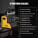 LIMPIADOR Y COMPROBADOR 6 INYECTORES COMBUSTIBLE 12 FUNCIONES  PRUEBA AUTOOL  CT200