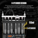 LIMPIADOR Y COMPROBADOR 6 INYECTORES COMBUSTIBLE 12 FUNCIONES  PRUEBA AUTOOL  CT200