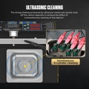 LIMPIADOR Y COMPROBADOR 6 INYECTORES COMBUSTIBLE 12 FUNCIONES  PRUEBA AUTOOL  CT200