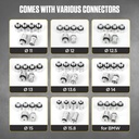 LIMPIADOR Y COMPROBADOR 6 INYECTORES COMBUSTIBLE GDI, EFI, FSI, STANDAR 15 FUNCIONES AUTOOL CT500