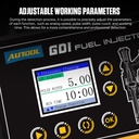 LIMPIADOR Y COMPROBADOR 6 INYECTORES COMBUSTIBLE GDI, EFI, FSI, STANDAR 15 FUNCIONES AUTOOL CT500