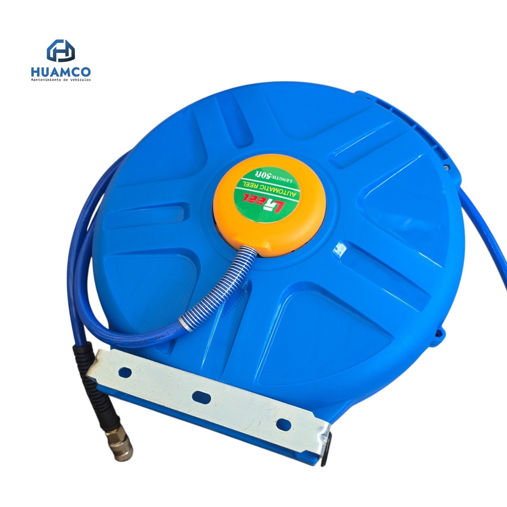   CARRETE MANGUERA AIRE RETRACTIL  15M PU / YZ-4002
