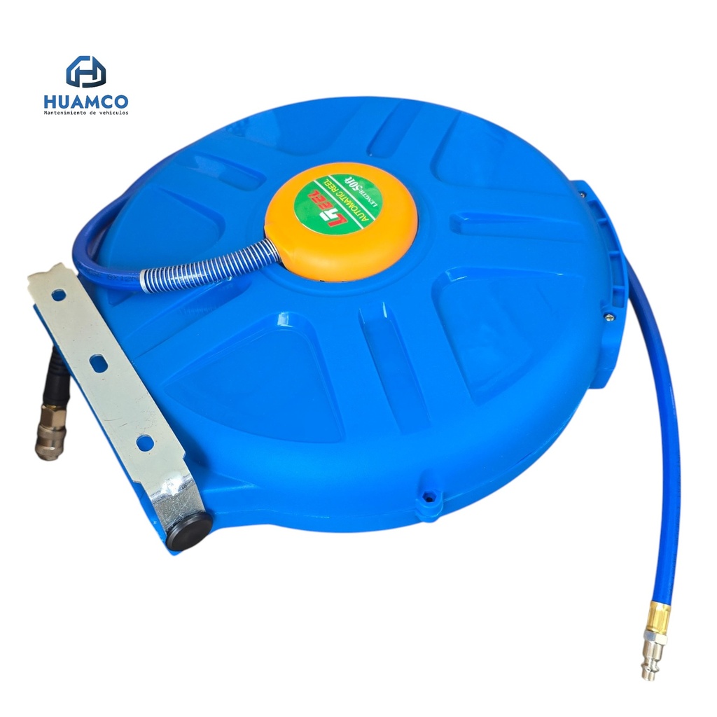   CARRETE MANGUERA AIRE RETRACTIL  15M PU / YZ-4002