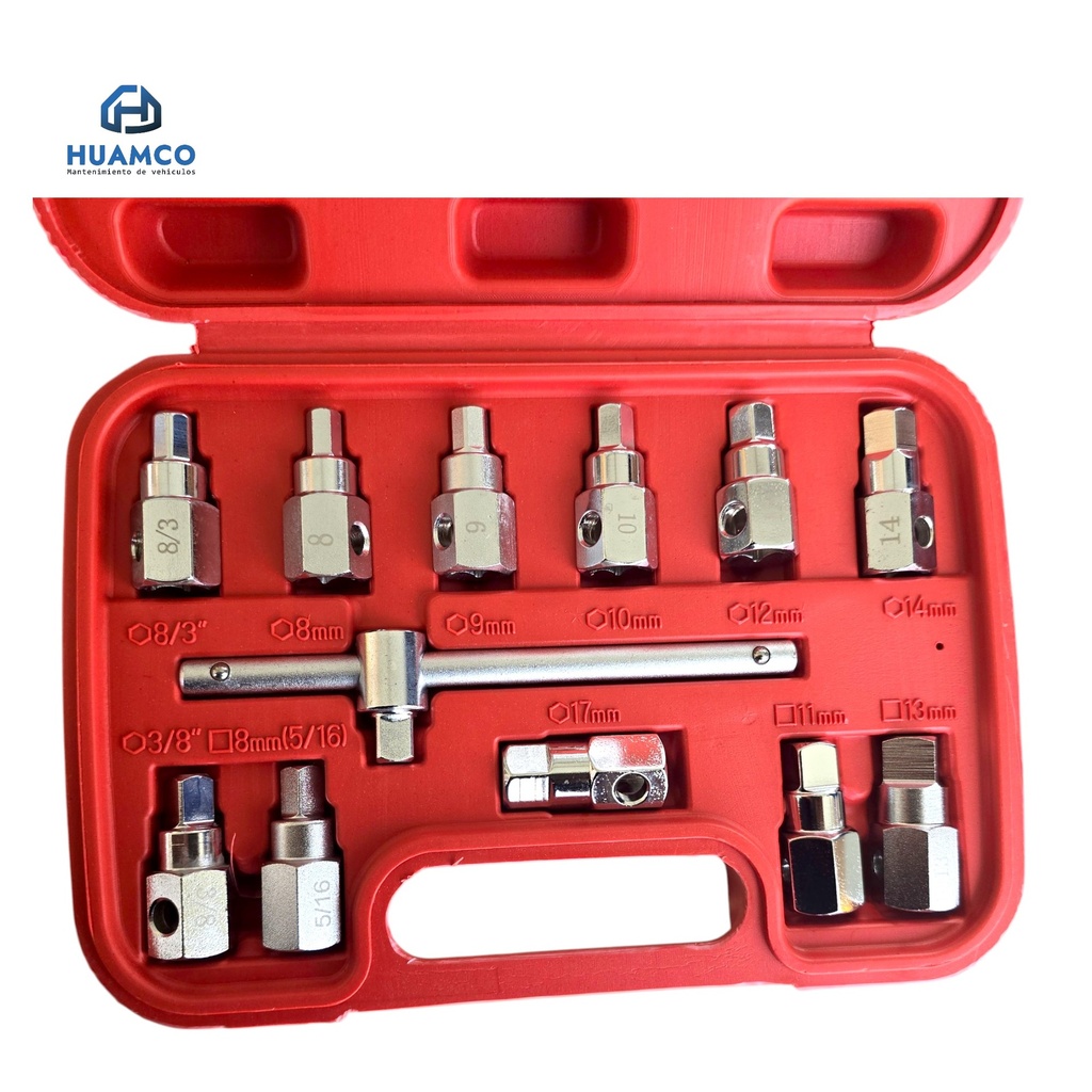 KIT DADOS TAPON CARTER 12PCS / YZ-6012