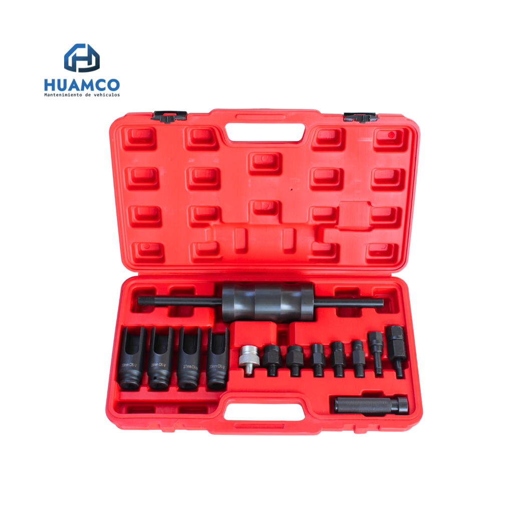 KIT EXTRACTOR  INYECTORES MARTILLO DESLIZANTE 14PCS / YZ-6063