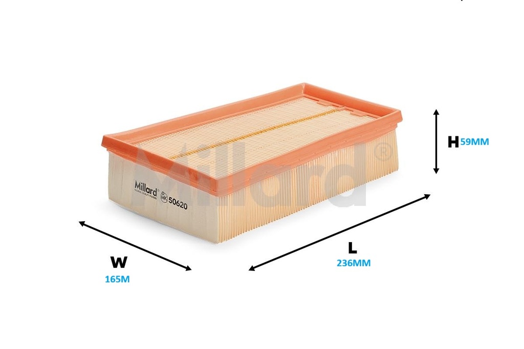 FILTRO AIRE NISSAN QASHQAI 1.6 X-TRAIL II 2.0 KOLEOS 2.0 / MK50620