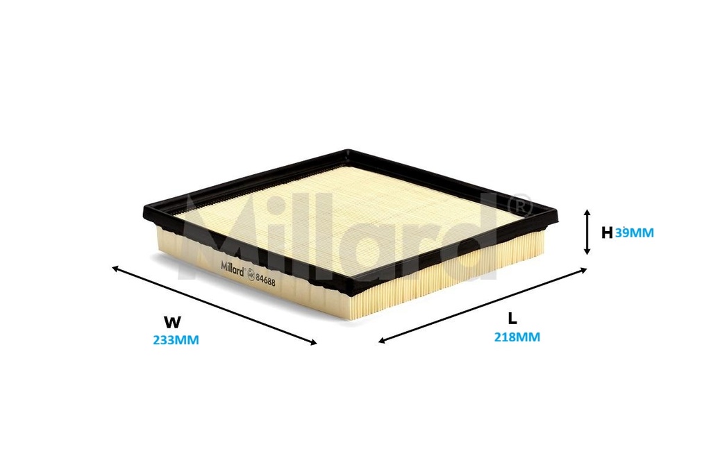 FILTRO DE AIRE SUBARU FORESTER 2.0L 18… IMPREZA 1.6L 16…00 / 16546-AA150 / MK84688