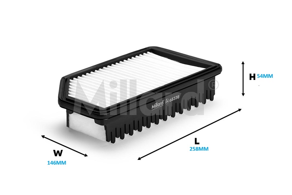 FILTRO AIRE MILLARD HYUNDAI ACCENT IV KIA SOUL RIO II 28113-1R100 / MK68338