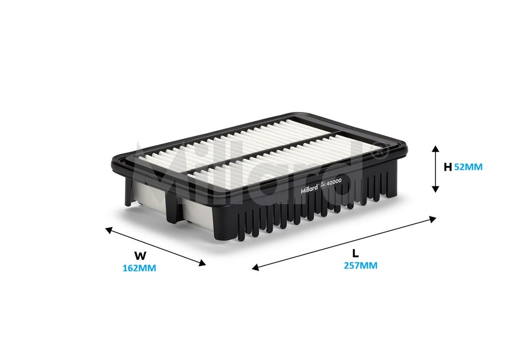 FILTRO AIRE MILLARD HYUNDAI CRETA 1.6 16V 2.0 16V / 28113A0100 / MK40000