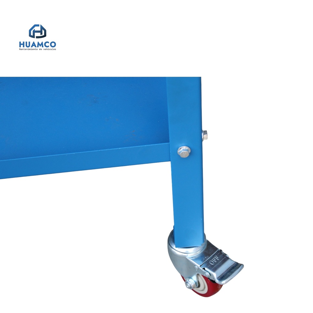 MESA SOLDADURA AZUL IRON-MAN CON RUEDAS 91.5CM X 46CM  / WT1836