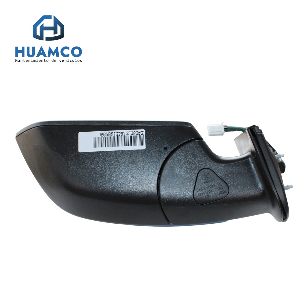 ESPEJO RETROVISOR EXTERIOR IZQUIERDO COLOR  AZUL /  ELECTRICO LH 5 PIN C/LUZ LED JAC T8 20-23 / 8210100P306A / 80025146