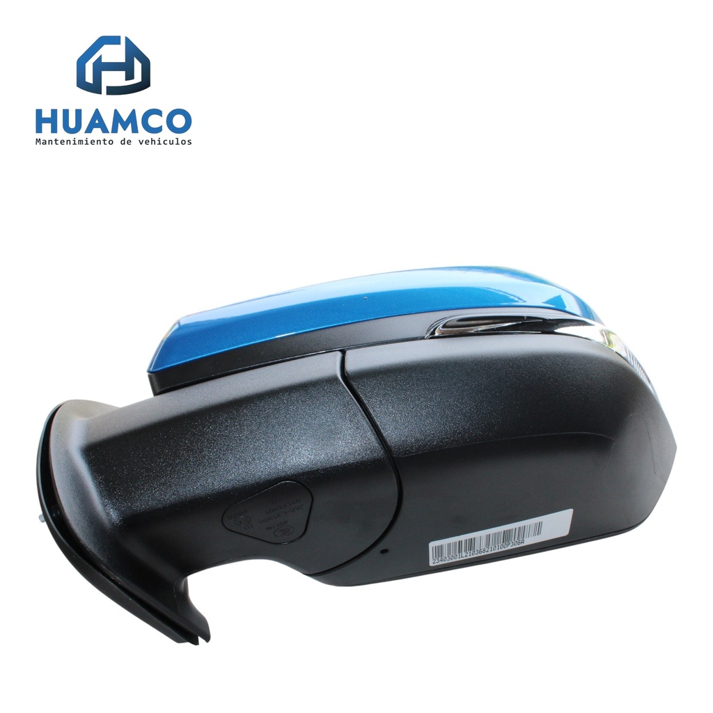 ESPEJO RETROVISOR EXTERIOR IZQUIERDO COLOR  AZUL /  ELECTRICO LH 5 PIN C/LUZ LED JAC T8 20-23 / 8210100P306A / 80025146