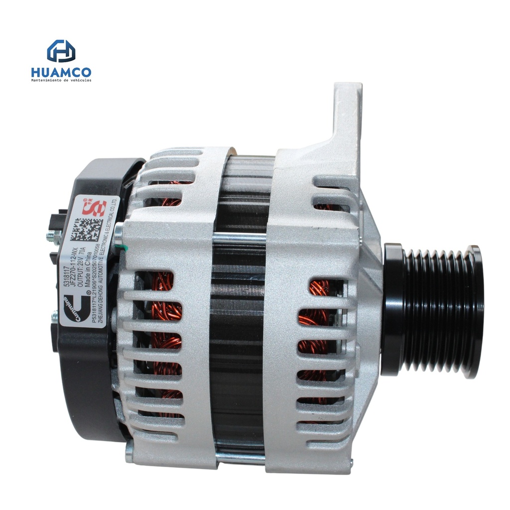 ALTERNADOR JAC CAMION SD800 N75 - N80 - N90 - N120 / 5318117