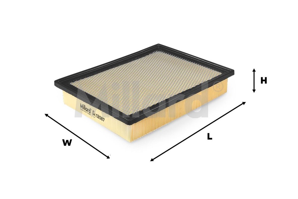 FILTRO DE AIRE MILLARD 17801-0L040 / MK12587 