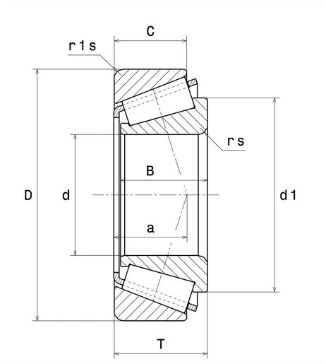 KIT RODAJE RODILLOS CONICOS DELANTERO JAC SUNRAY 4T-LM29748/LM29710