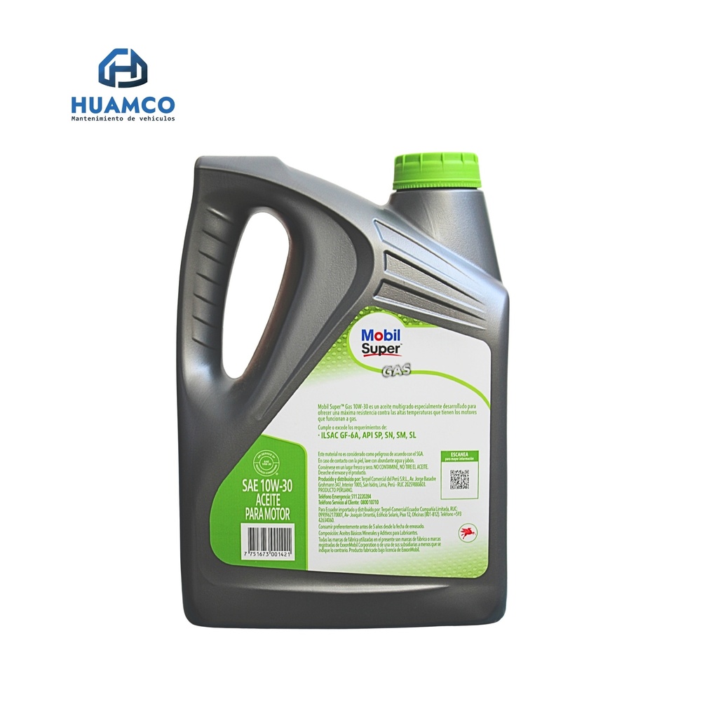 MOBIL SUPER GAS 10W-30 4L :PE 651298-1