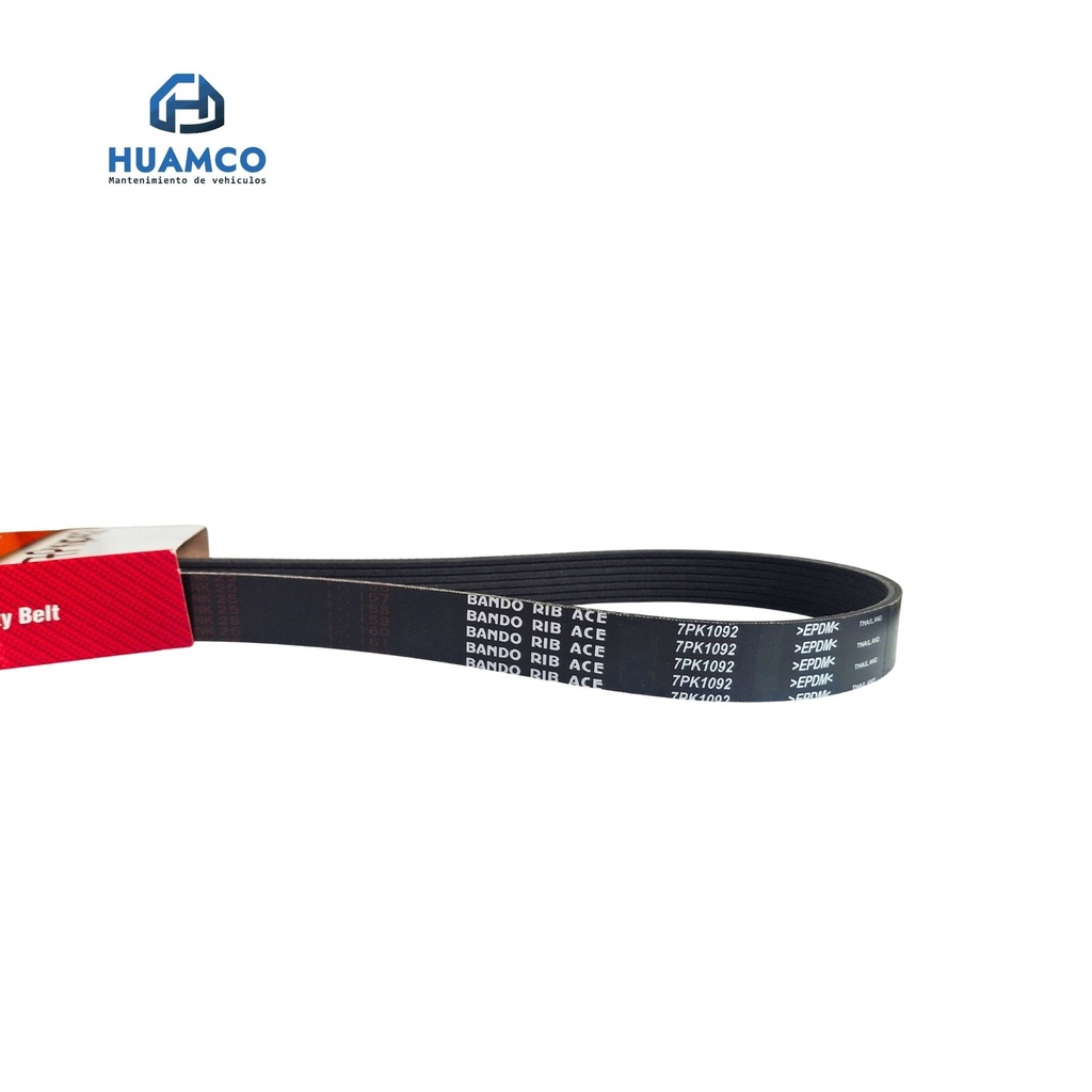 FAJA ACANALADA BANDO ALT. COMPR. TOYOTA HILUX 1KD - 2KD / 7PK1092