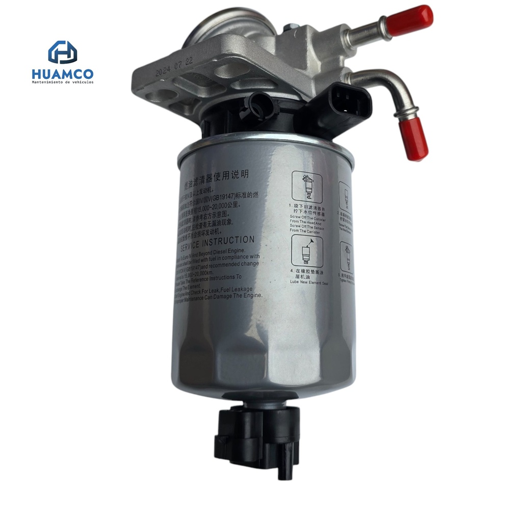 CONJUNTO FILTRO BOMBA COMBUSTIBLE MANUAL JAC T6 - T8 / 1105010P3030