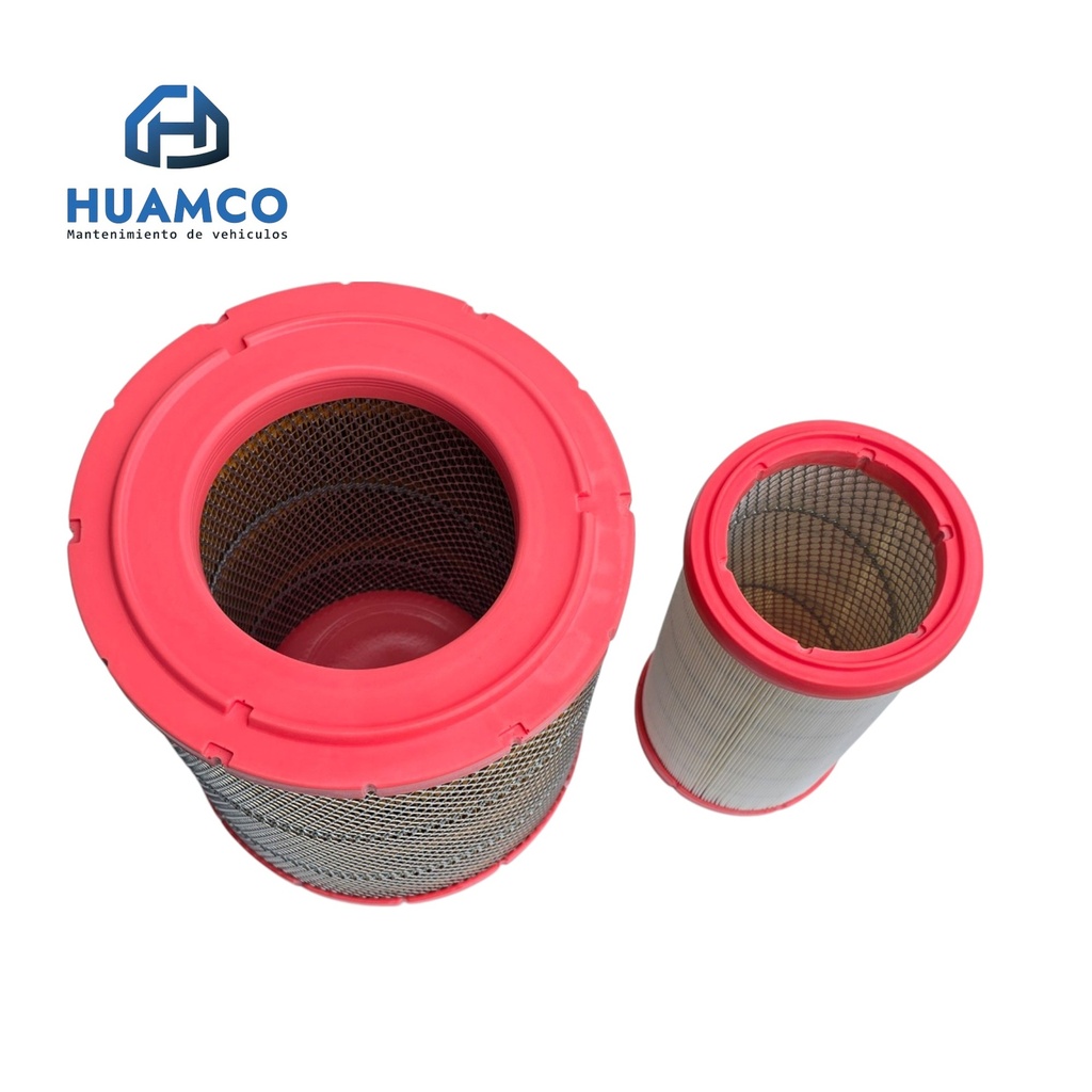 CONJUNTO FILTRO AIRE PRIMARIO / SECUNDARIO CAMION JAC SD800 VIP 9TON/ 1109100E898-2