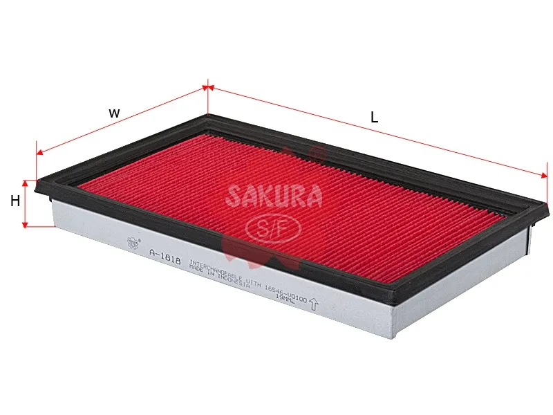 FILTRO AIRE SAKURA NISSAN SUNNY 2001 13780-50Z00 / MK4309  / A1818SAK