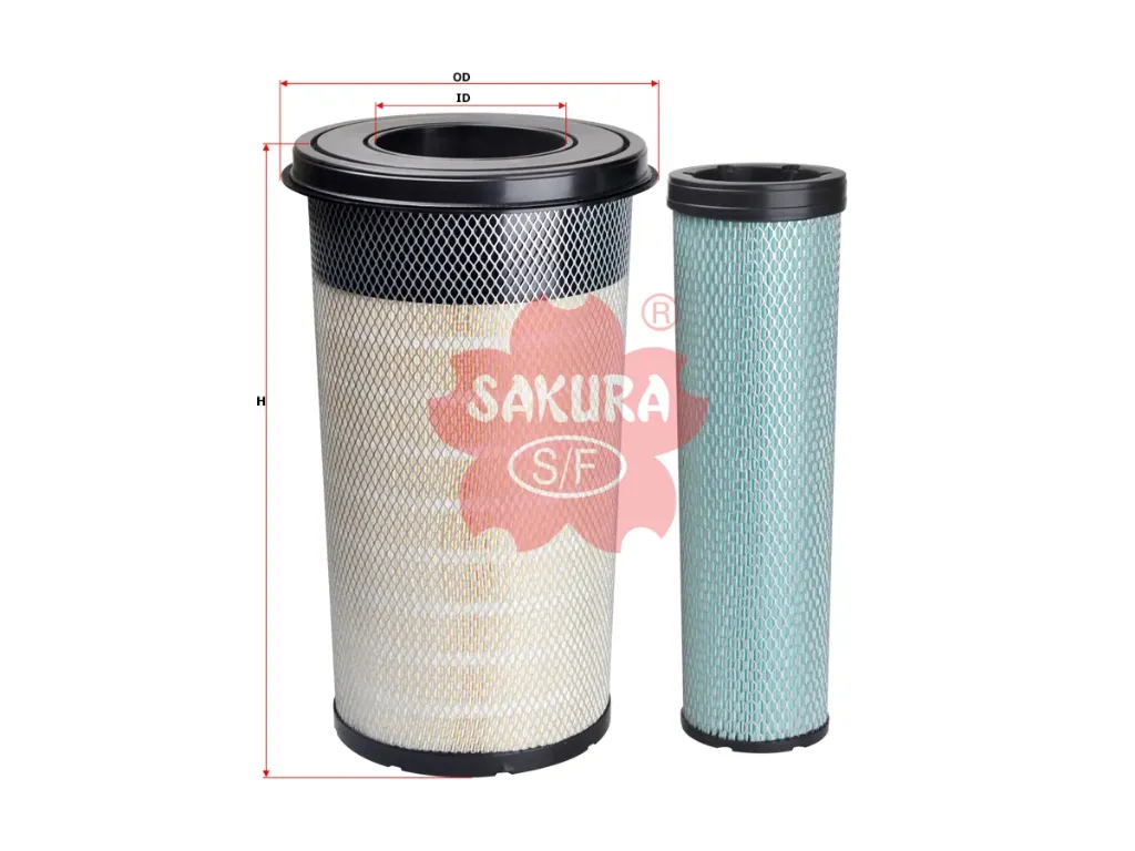 KIT  FILTRO AIRE SAKURA (A-58410 / A-58420) MX908666+MX908668 / A-58410-S