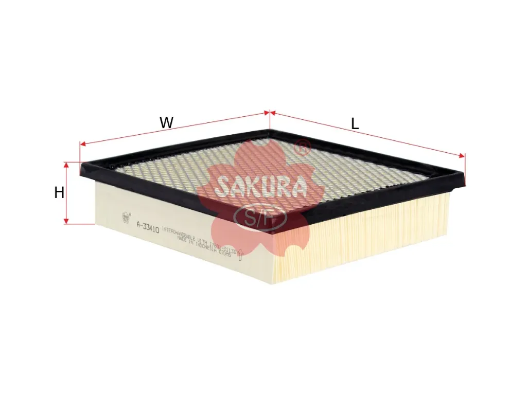 [A-33410] FILTRO AIRE SAKURA MK20608 / 1780131130 / 178010P050 / 178010P051 / A-33410