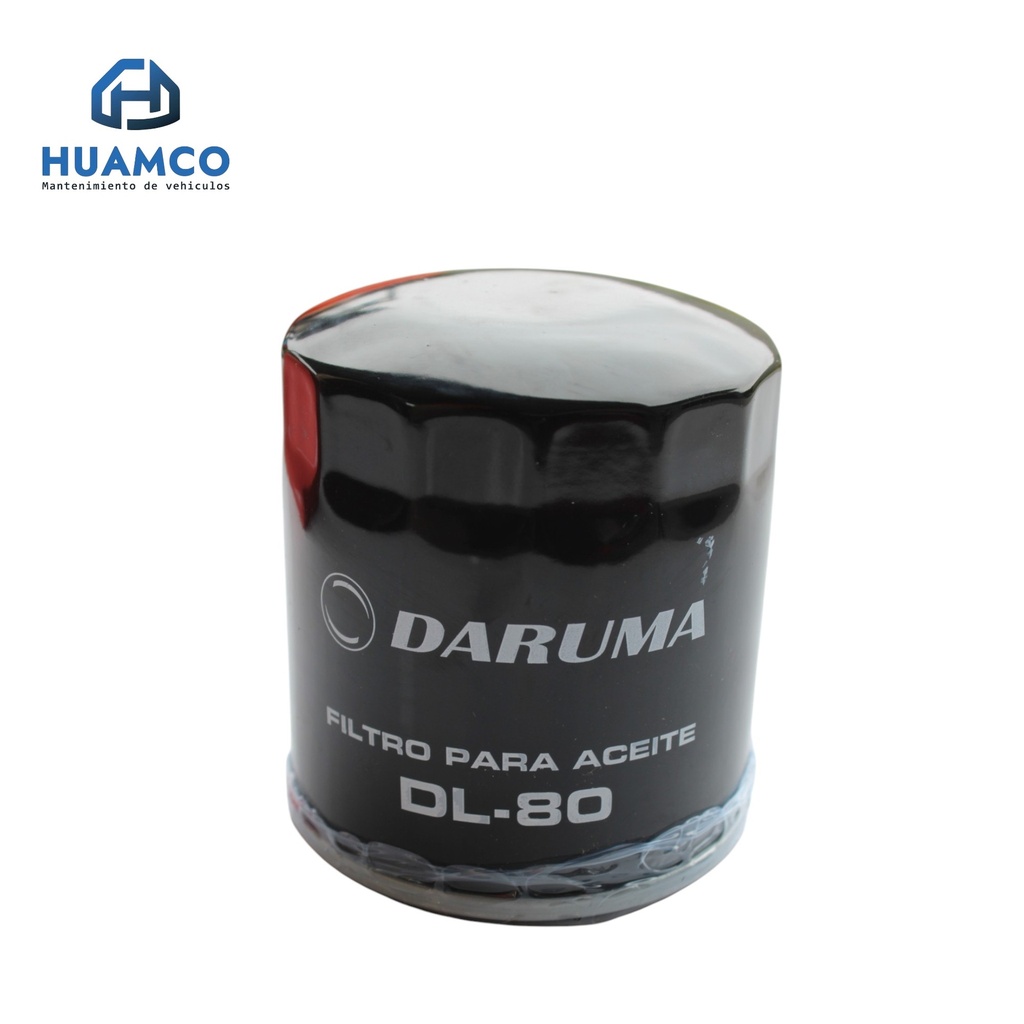 [DL-80] FILTRO ACEITE DARUMA TH 3/4"-16 CHEVROLET / FORD / JEEP SUZUKI / TOYOTA  / VOLVO / A-1402PLUS / LF3335 / C-1147 / 90915-YZZD2 / ML3614 / DL-80