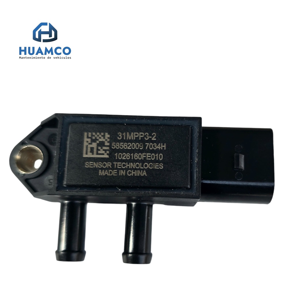 SENSOR  PRESIÓN DIFERENCIAL  FILTRACIÓN  PARTÍCULAS DIÉSEL JAC SUNRAY / 1026160FE010