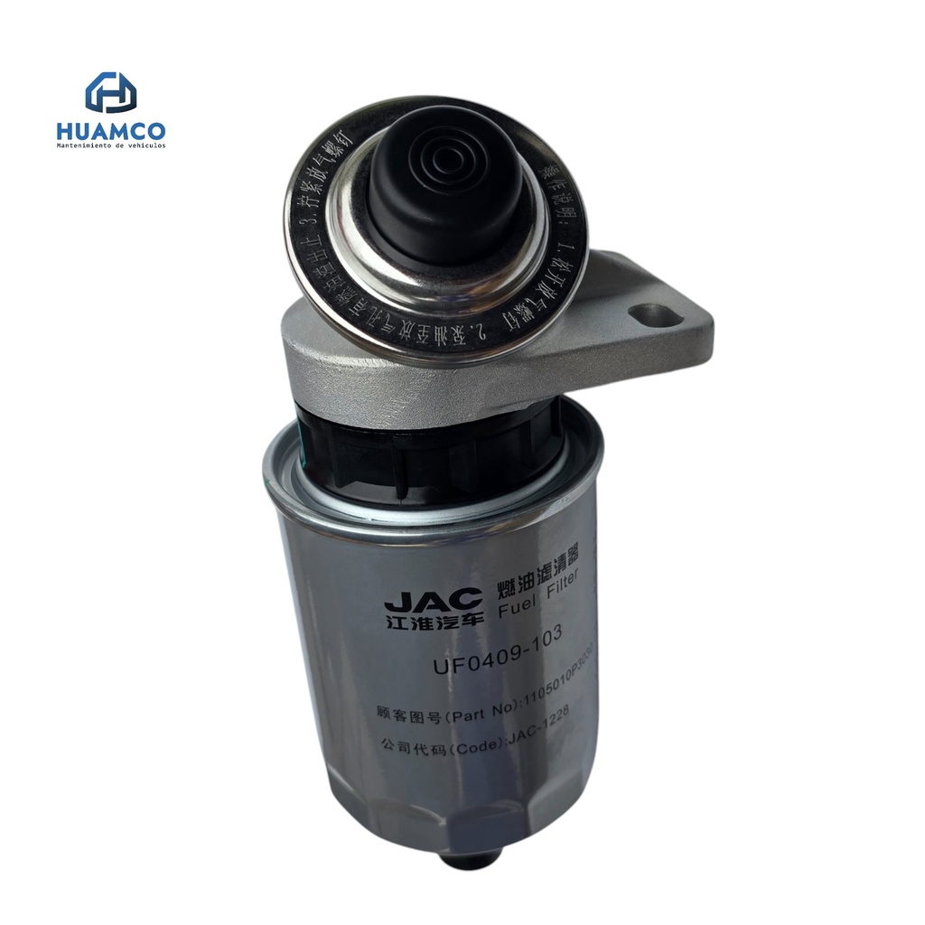 CONJUNTO FILTRO BOMBA COMBUSTIBLE MANUAL JAC T6 - T8 - T8PRO / 1105010P3030