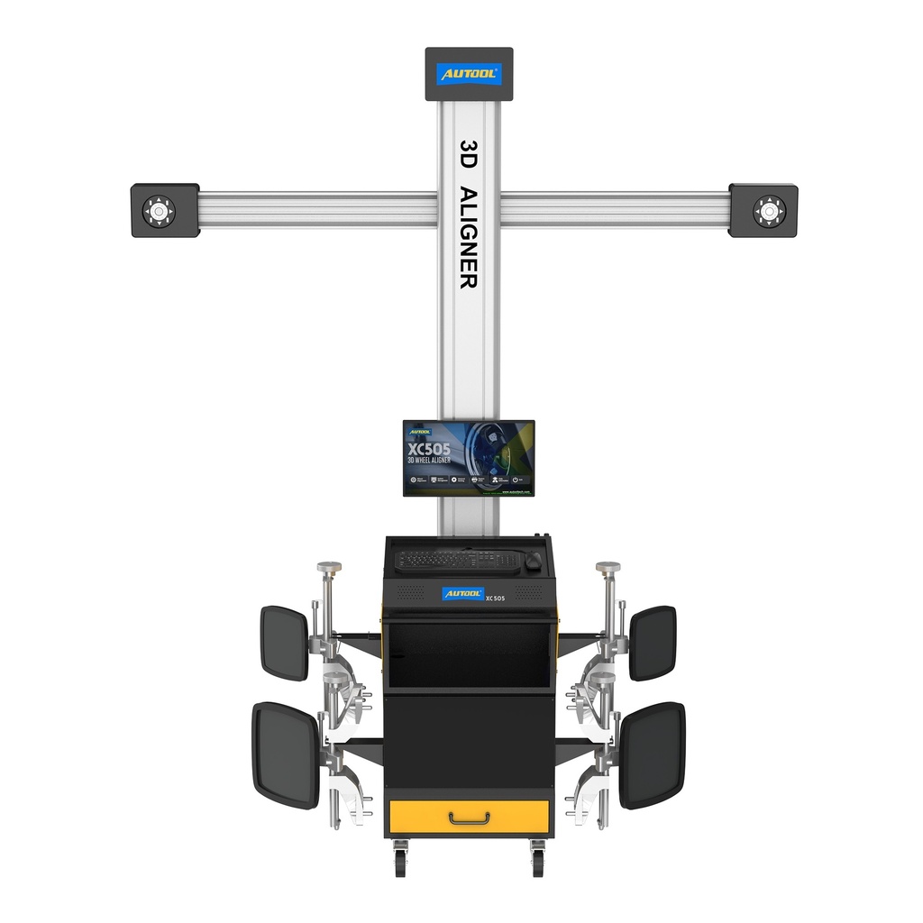 MAQUINA ALINEADOR   RUEDAS 3D AUTOMOVILES AUTOOL 220V XC505