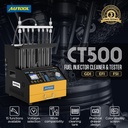 PROBADOR Y LIMPIADOR 6 INYECTORES COMBUSTIBLE GDI, EFI, FSI, STANDAR 15 FUNCIONES AUTOOL CT500