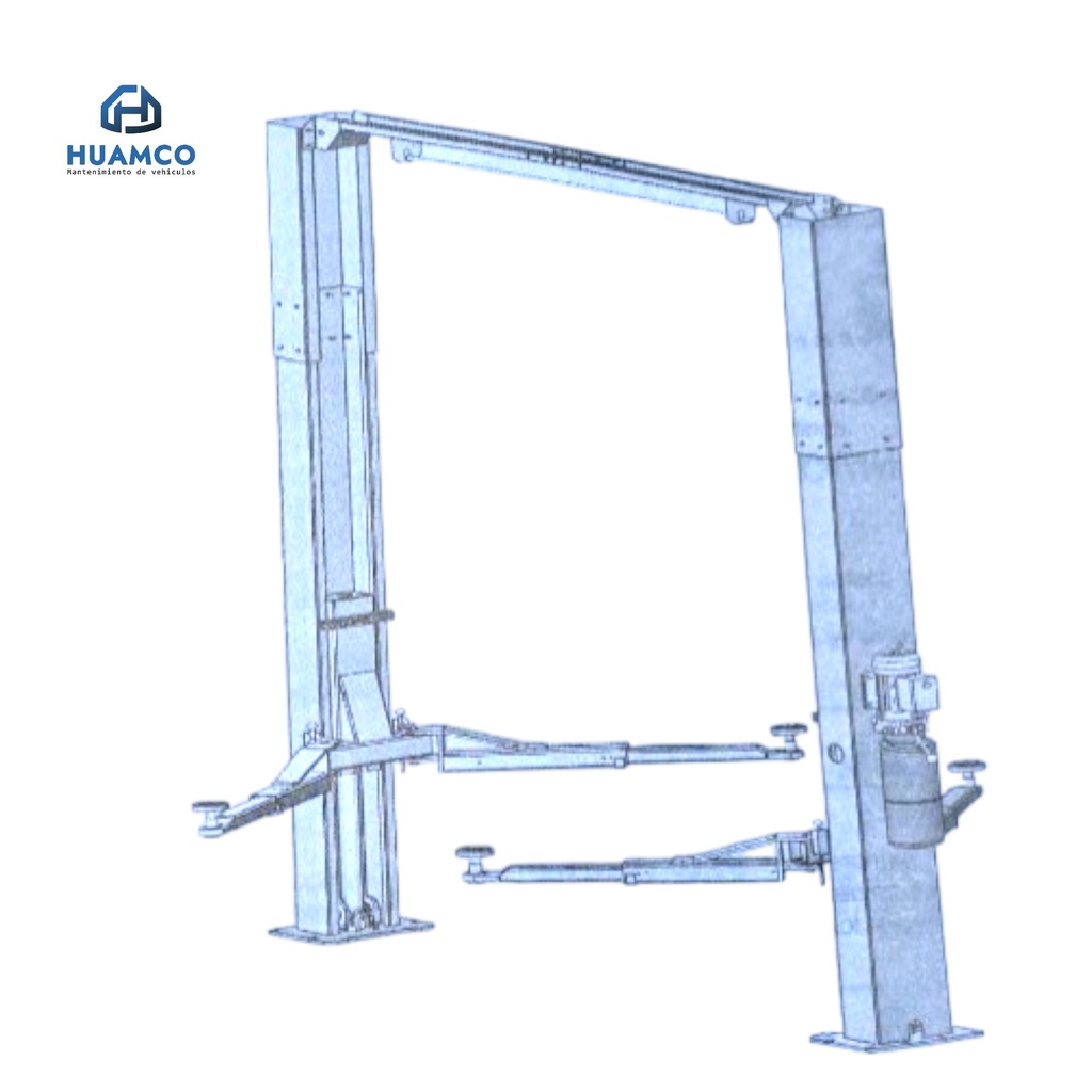 ELEVADOR 2 COLUMNAS PUENTE ARRIBA  4000KG  / HYL140L