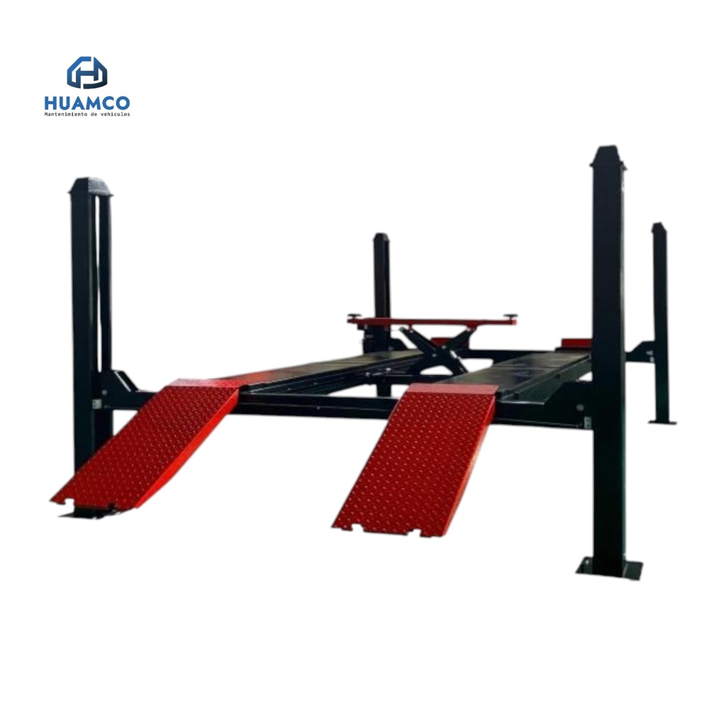 ELEVADOR ELECTROHIDRAULICO DE 4 POSTES  4000KG / HHL4500
