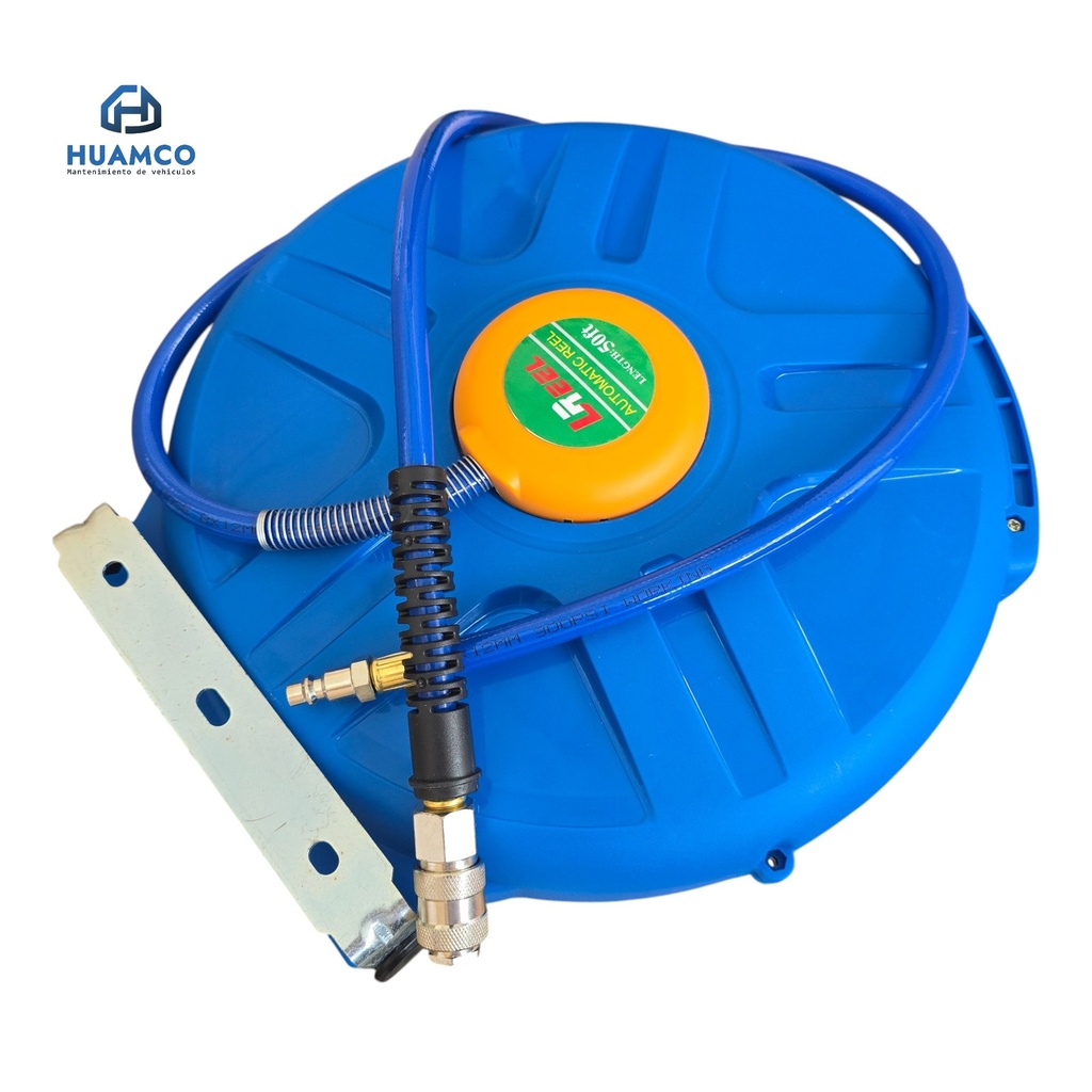 CARRETE MANGUERA AIRE RETRACTIL  15M PU / YZ-4002
