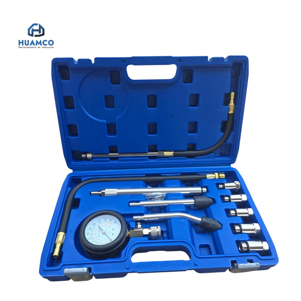KIT MEDIDOR MANOMETRO COMPRESION MOTORES 0-300PSI / YZ-7002B